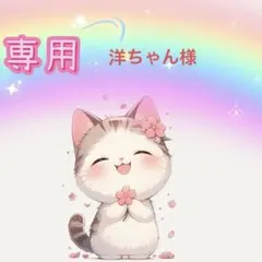 洋ちゃん様専用ページ