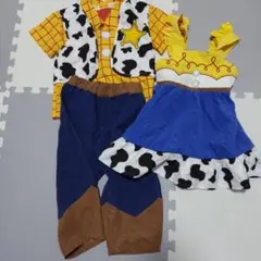 ウッディ　ジェシー　キッズ　コスプレ　ディズニー　バースデイ　フタフタ