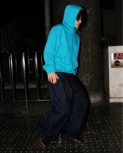 00s y2k NIKE skyblue nylon anorak jacket