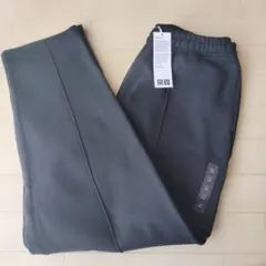 ユニクロU ボアスウェットトラックパンツ ブラック M