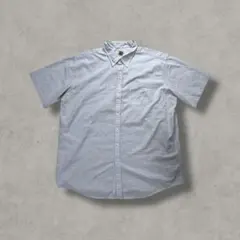 k*i様 00s L.L.Bean シアサッカー 半袖シャツ ビッグサイズ スト
