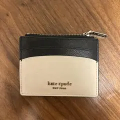 kate spade ジッパー付きカードケース