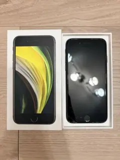 iPhoneSE 第二世代 64GB バッテリー96% 背面ワレ有り - メルカリ