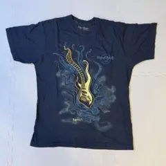 Hard Rock Cafe ミュンヘン ギターグラフィック Tシャツ ネイビー