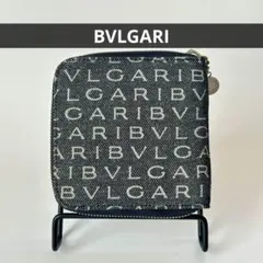 BVLGARI ロゴマニア ラウンドファスナー 二つ折り財布 キャンバスのサムネイル