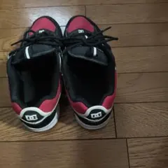 DC SHOE CO USA スニーカー ブラック レッド　27