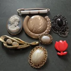 ビンテージブローチセット