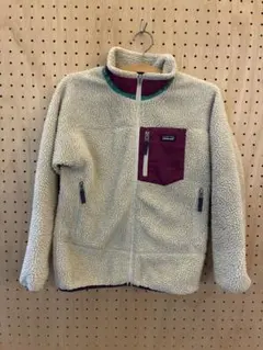 Patagonia レトロX XL クリーム/パープル