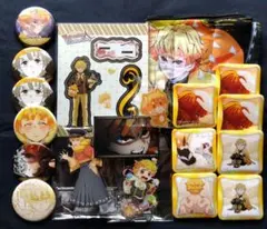 鬼滅の刃／ハロウィン＆クリスマス＆隊士百景ほか　アクスタ　缶バッジ　我妻善逸