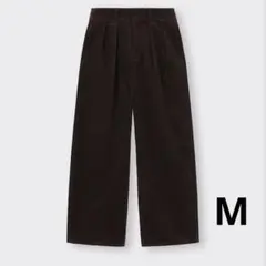 GU コーデュロイワイドパンツ