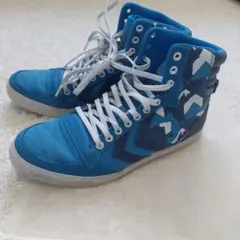 【hummel】青迷彩柄ハイカットスニーカーのサムネイル
