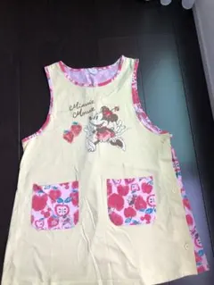 保育士　エプロン　ミニーちゃん