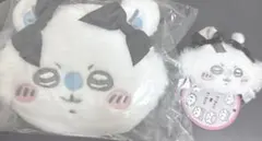 ちいかわ ダイカットフェイスポーチ がまぐち　モモンガリボン