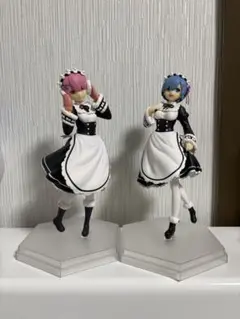 Re:ゼロから始める異世界生活 フィギュア2体 セット売り