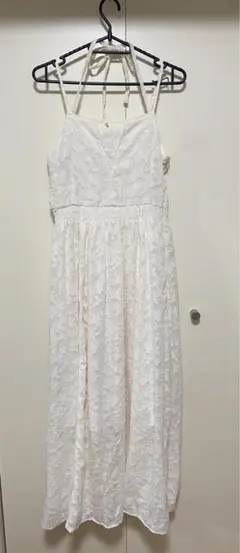 レース キャミワンピース ロング