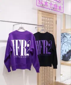 FR2 撫子 Big Logo Sweatshirt スウェット 紫 パープル