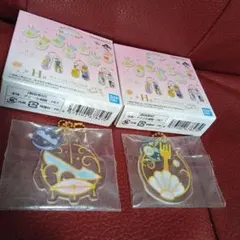 ディズニープリンセス一番くじ H賞コレクション アクリルチャーム 2個セット
