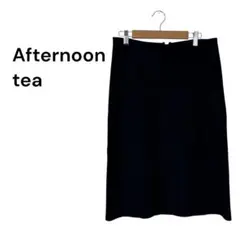 AfternoonTea アフターヌーンティー ブラックスカート シンプル 黒のサムネイル