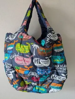 新品未使用】Hula Lani Hawaii キルティングトートバッグくじら柄 