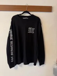 THE MOBSTAR JAPAN ブラック長袖カットソー 中野英雄