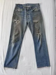 ラ*ル様 雰囲気系 80sヴィンテージ Levi'sリーバイス501 赤耳 レッ