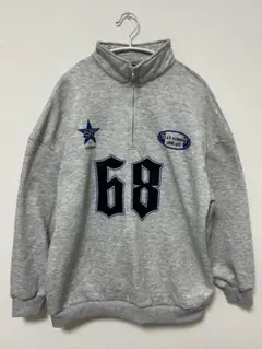 レディース　トレーナー　パーカー　グレー　Lサイズ