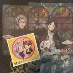 にじさんじ くら寿司コラボ 下敷き 不破湊 三枝明那 シール　缶バッジ