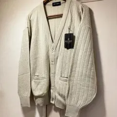 ベージュ ニットカーディガン Mサイズ 長袖