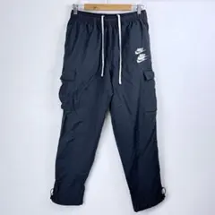 NIKE ワールドツアー ナイロンカーゴパンツ ブラック Lサイズ 希少デザインのサムネイル