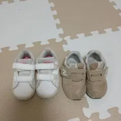 【訳あり】12㎝　adidas & New Balance ベビーシューズセット