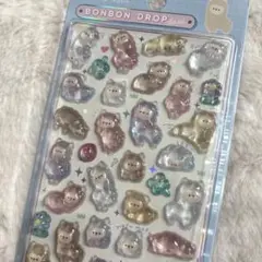 ボンボンドロップシール　アルパカ　アニマルシリーズ　動物　新作　シール