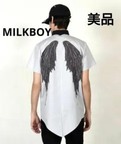 【美品】MILKBOY　DEVIL シャツ　悪魔の羽　ブラウス　フィッシュテールのサムネイル