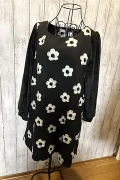 GARY お花モチーフ　ワンピース