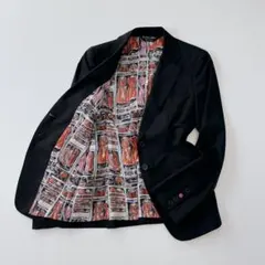 美品✨Paul Smith BLACK LABEL テーラードジャケット　総柄のサムネイル