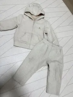 GAPベージュ クマ耳付きトレーナーセット毛玉あり汚れあり