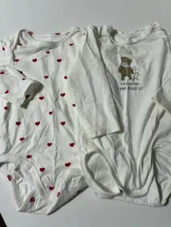 H&M 肌着ロンパース 6-9ヶ月 2枚セット