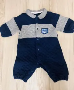 ロンパース　キルティング　50-60 ベビー服　男の子