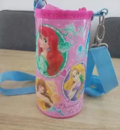 新品未使用 ディズニープリンセス 水筒カバー ショルダー付きのサムネイル