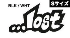 『LOST』ステッカー CLASSIC LAM [WHT/BLK] Sサイズ１枚