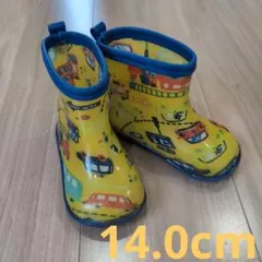 【送料込★Kids Foret 車両イラスト 長靴 14.0cm】