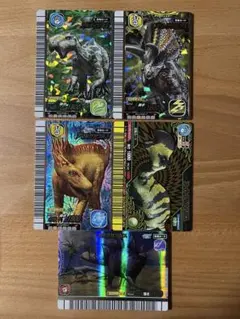古代王者 恐竜キング Dキッズアドベンチャー 5枚セット