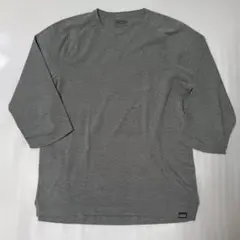 Patagonia 七分袖TシャツMグレー パタゴニア3/4スリーブカットソー