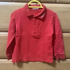 再度値下げしました！　ミキハウス　長袖ポロシャツ　レトロ　95㎝