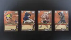 NARUTOカード うずまきナルト うちはサスケ 春野サクラ はたけカカシ