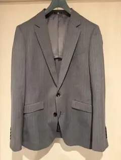 SUIT SELECT グレー ストライプ ビジネススーツ