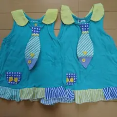 petit jam 魚モチーフ チュニック 95　双子のサムネイル