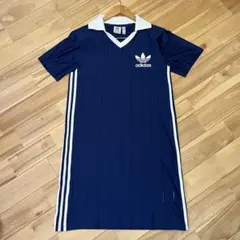 adidas アディカラー スリーストライプス ピンストライプワンピース