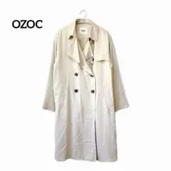 オゾック OZOC【M】トレンチコート コート ベージュ カジュアル シンプル
