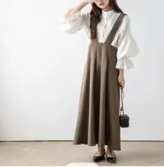 ラジエム La-gemme サロペット スカート Aライン 【L】美品✨