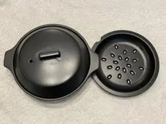 土鍋⭐︎IH・ガス火・電子レンジ対応⭐︎スチームプレート付きのサムネイル